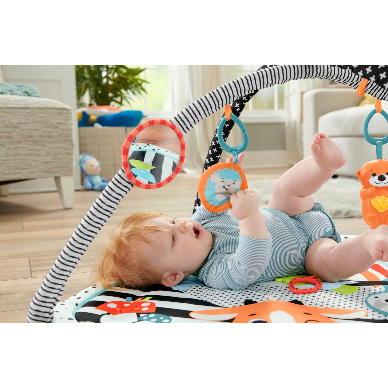 Коврик Fisher Price с дугами Светись и расти - фото 7