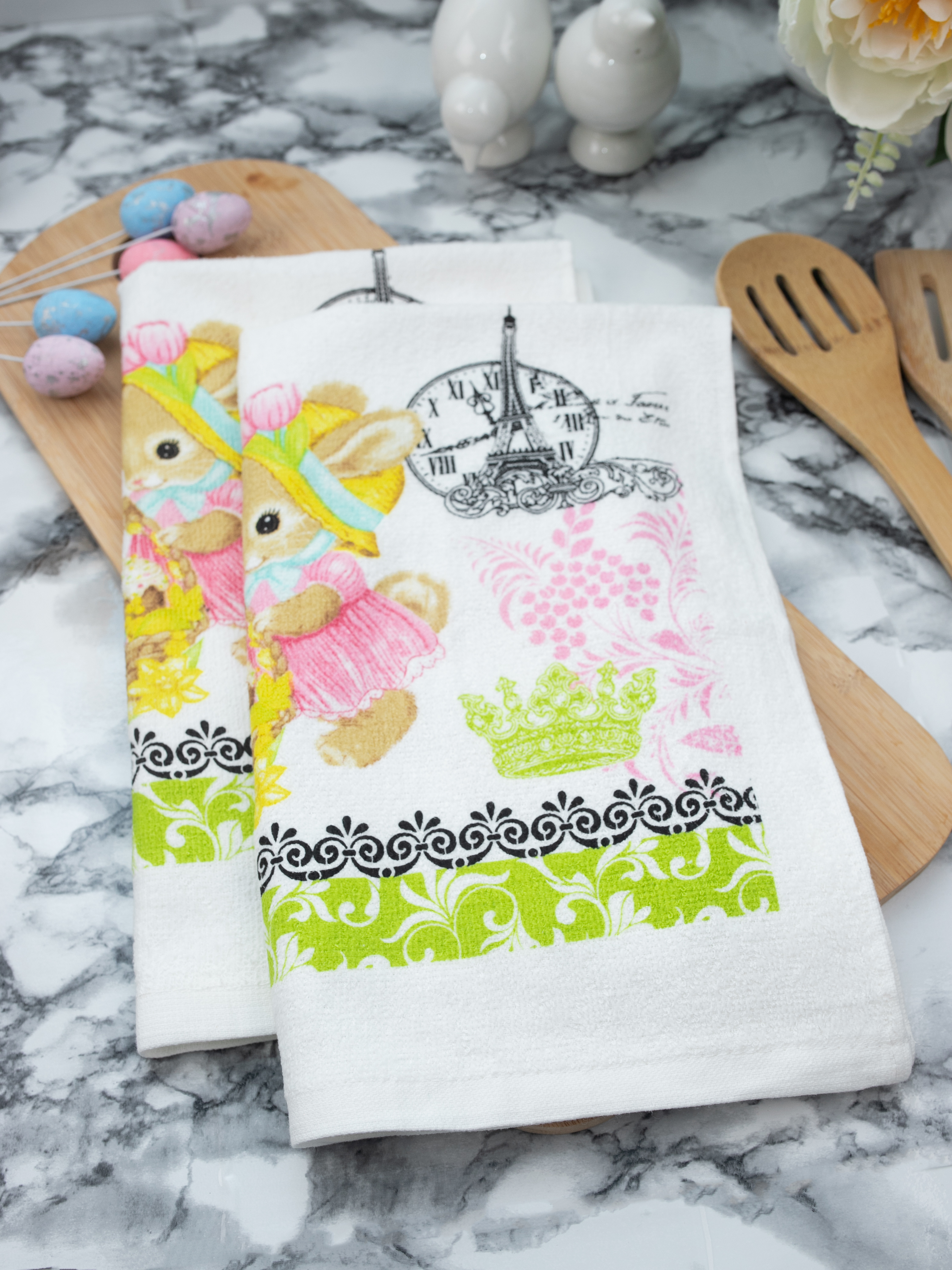 Комплект полотенец кухонных Wellness Леди Рэбит Набор_2 - фото 9