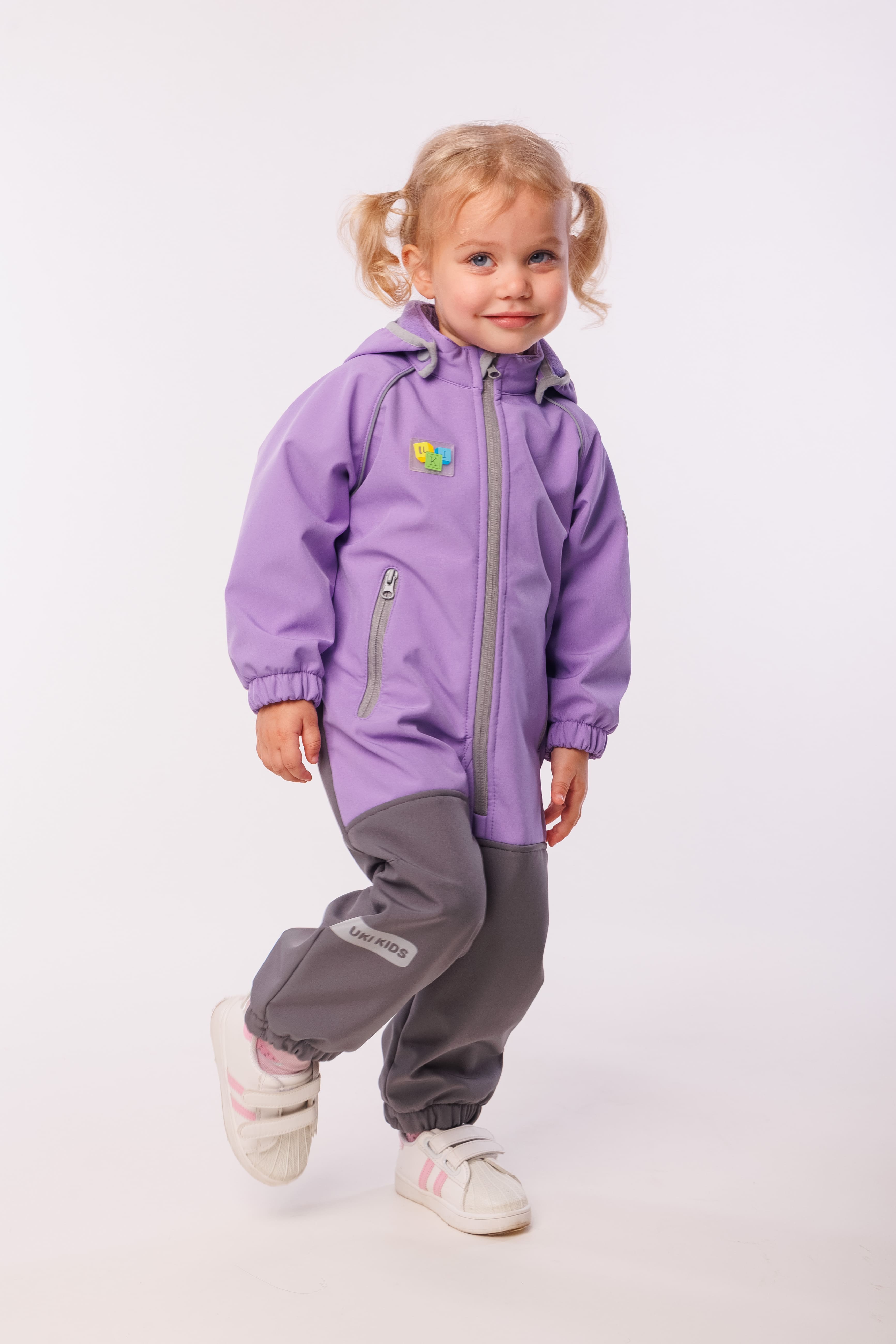 Комбинезон UKI KIDS 1spr24-055сир - фото 2
