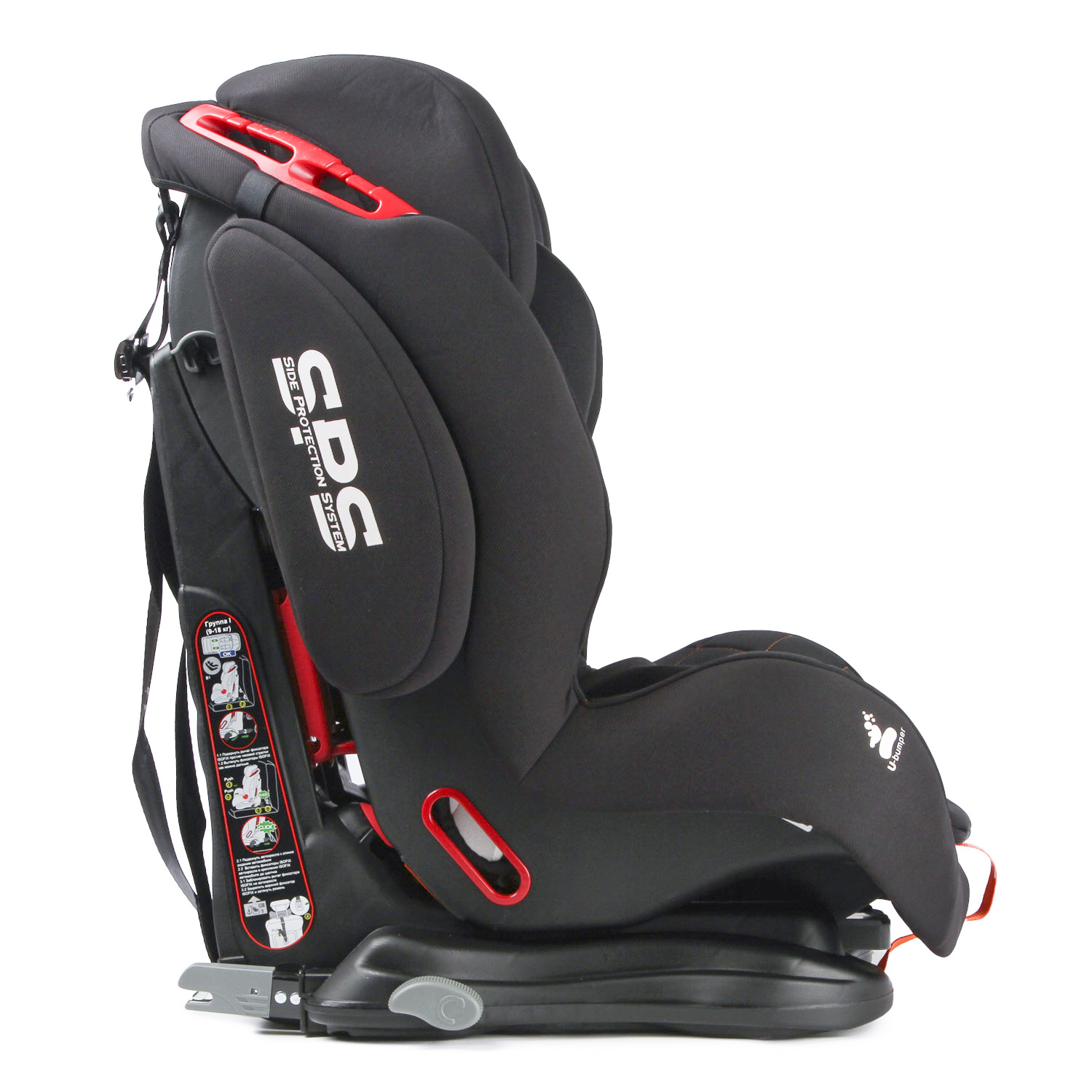 Автокресло Olsson Voyager Fix Black Sport Isofix 1/2/3 (9-36 кг) - фото 13