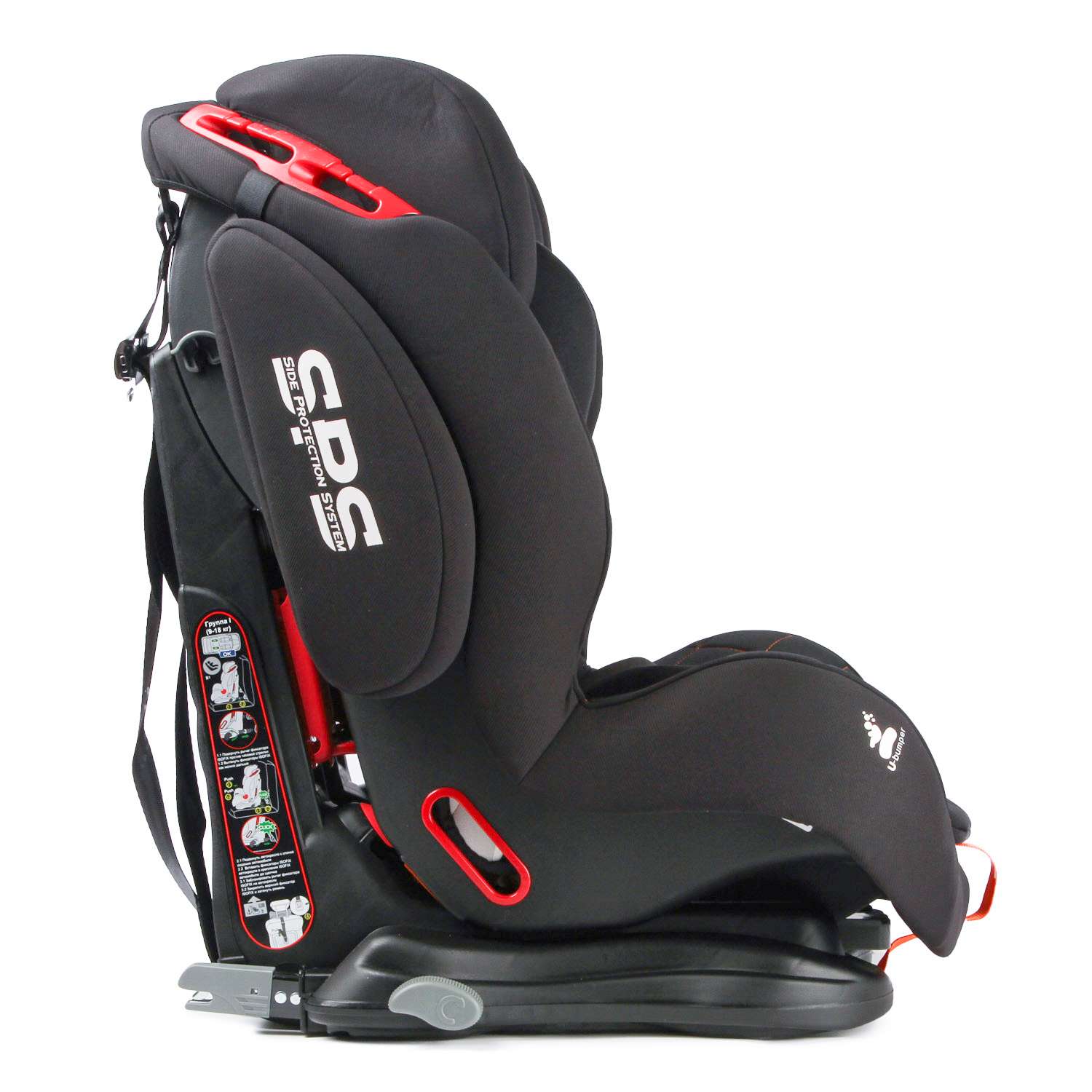 Автокресло Olsson Voyager Fix Black Sport Isofix 1/2/3 (9-36 кг) - фото 13