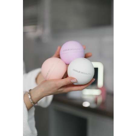 Ледяная сфера для лица COOLBOXBEAUTY персиковая