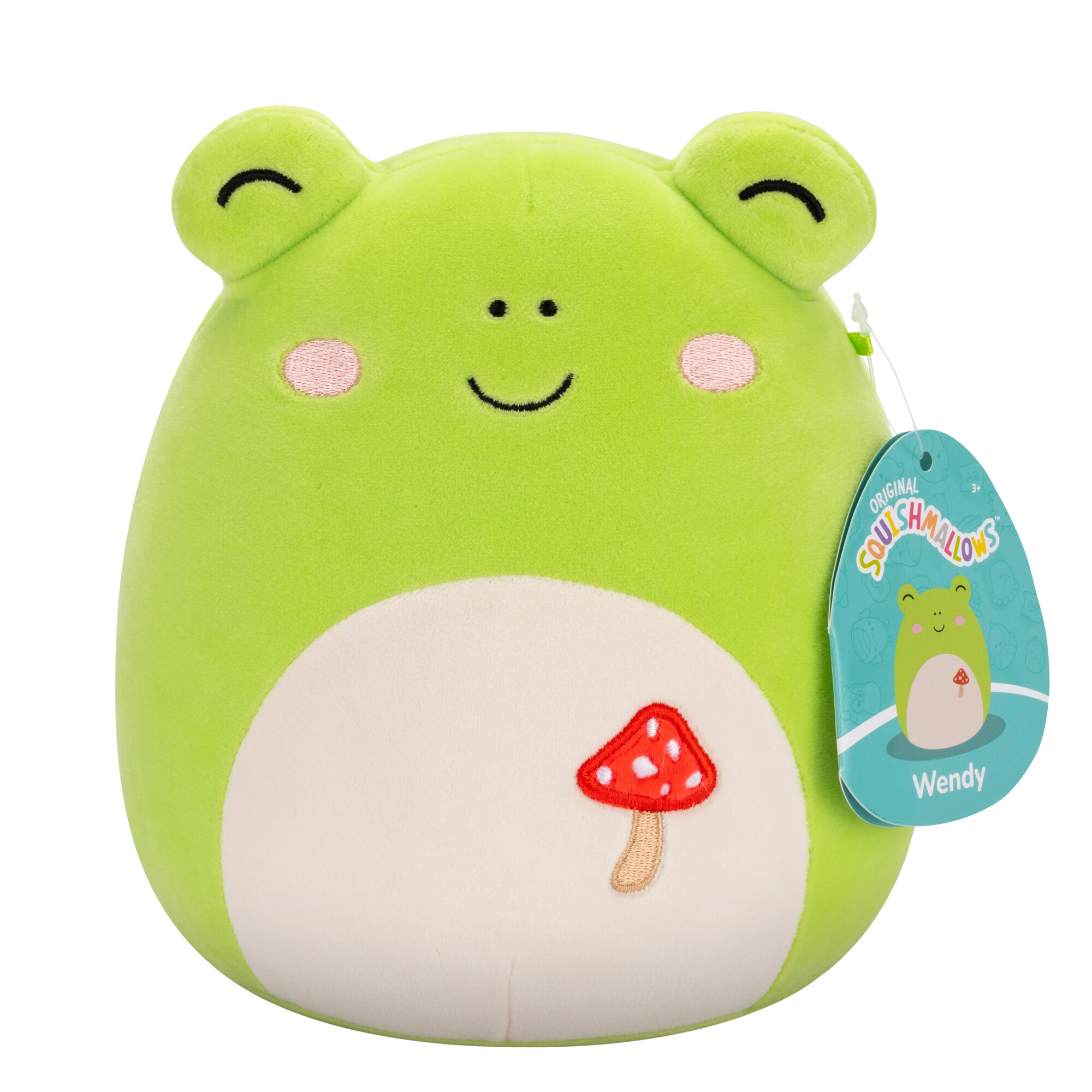 Игрушка мягкая Squishmallows Зеленый лягушонок - фото 3