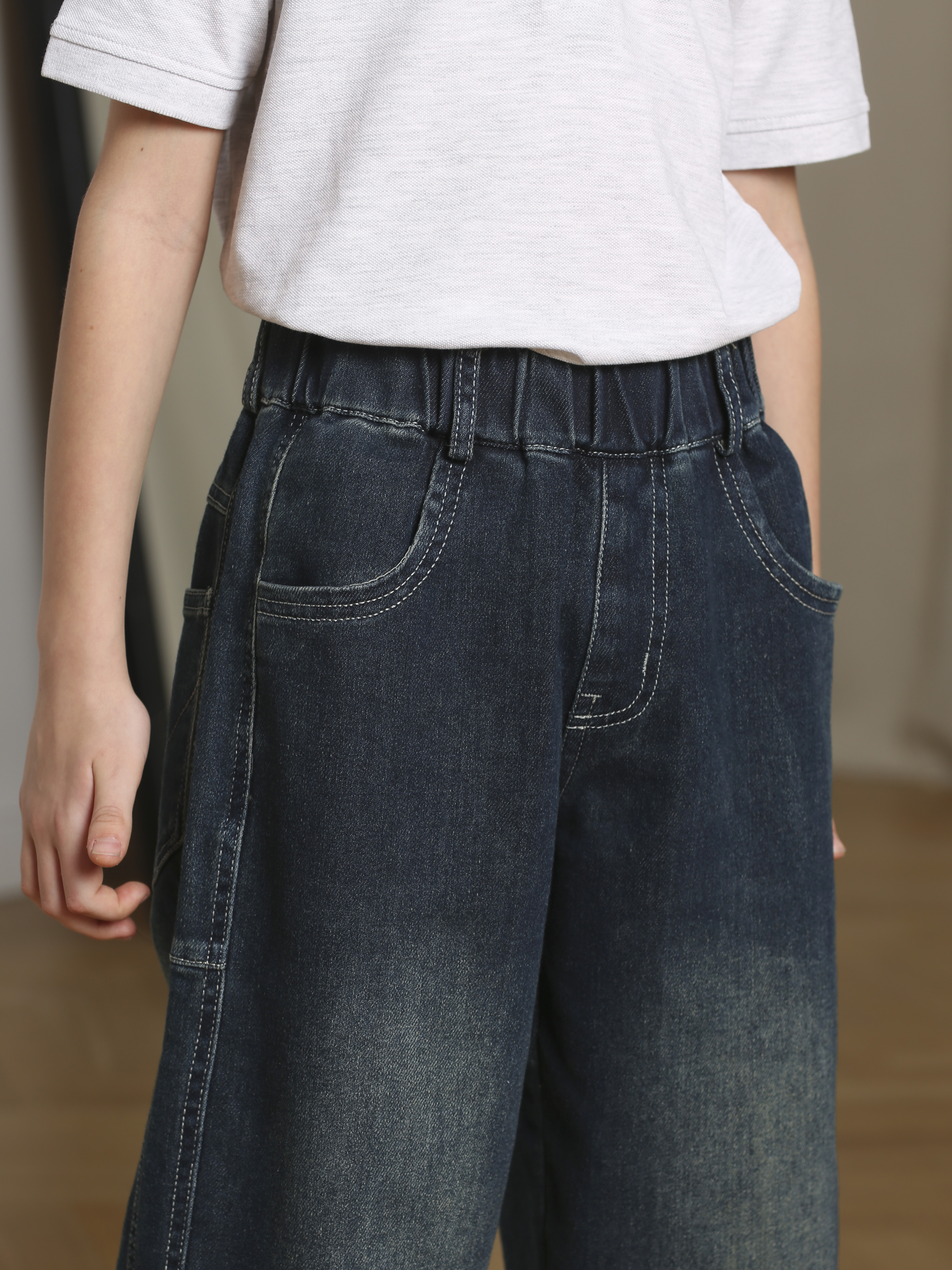 Джинсы-багги СИНИЙ МИР R2-IL - фото 13