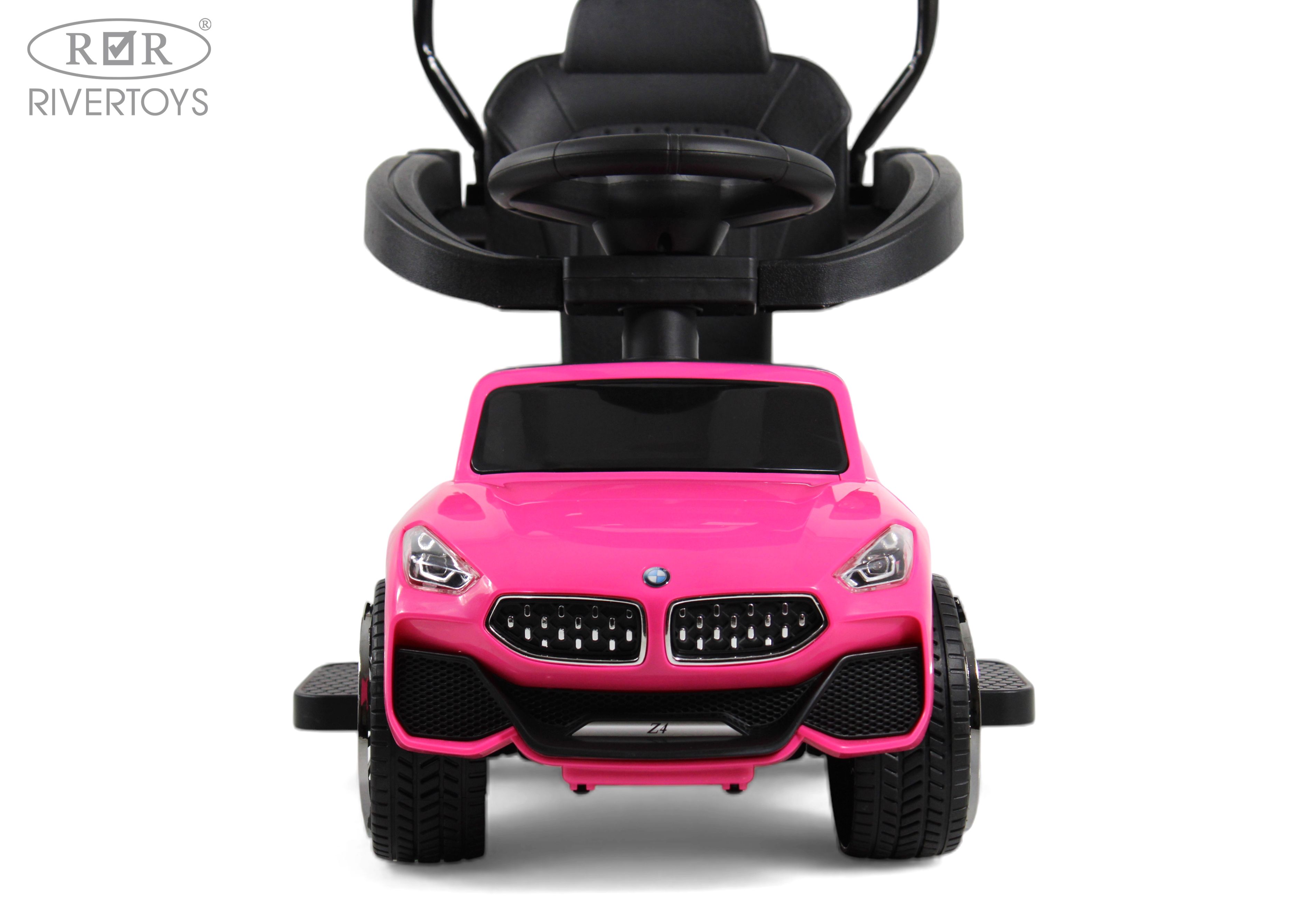 Каталка RIVERTOYS Z005ZZ-BP-PINK розовый - фото 2