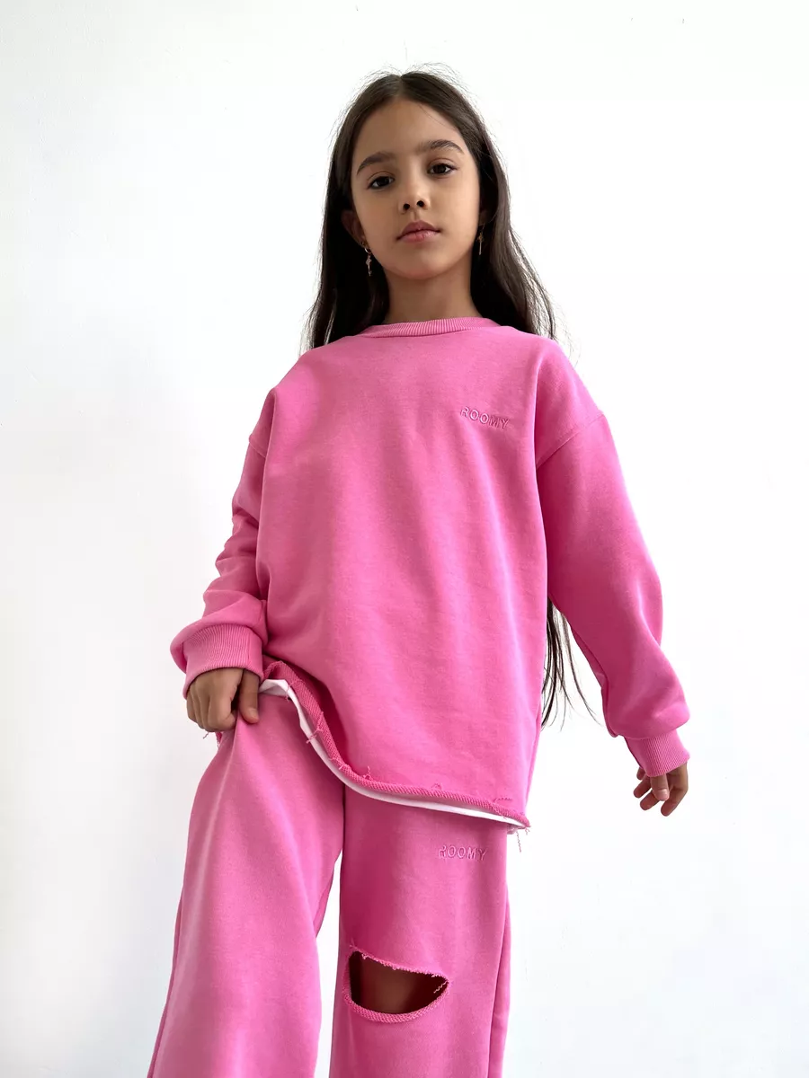 Свитшот ROOMY ESSENCE COMFYsw/pink - фото 10