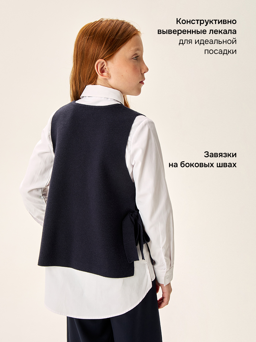Жилет NIKASTYLE 9ш73426 синий - фото 4