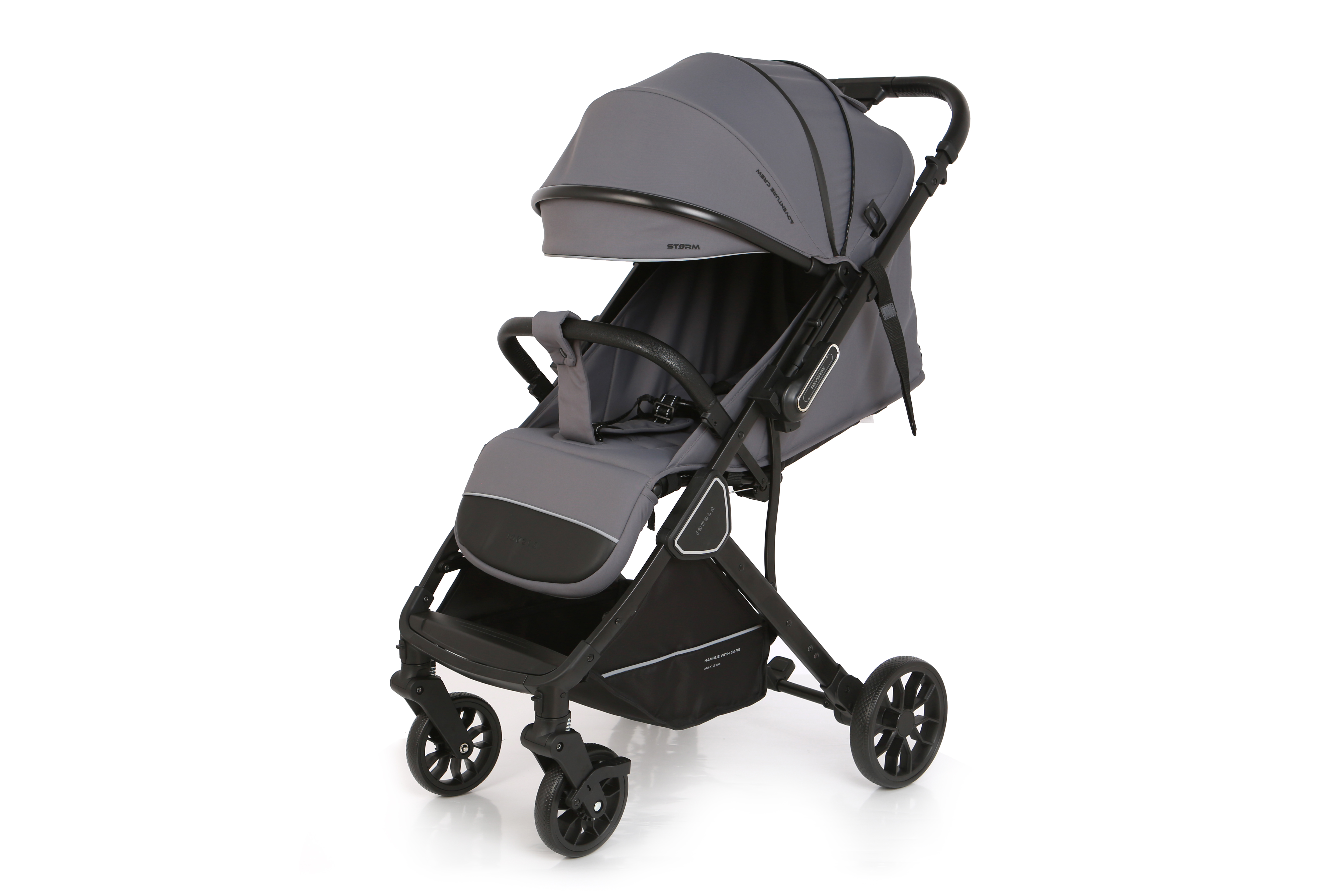 Коляска прогулочная JOVOLA Storm темно-серый - фото 2