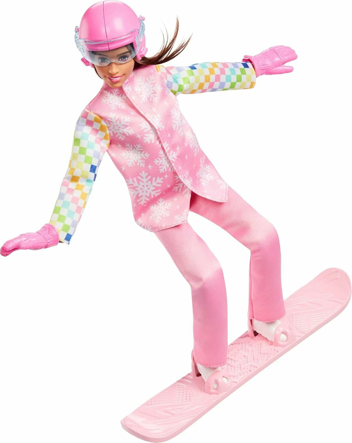 Кукла модельная Barbie Профессии Сноубордистка высота 30 см JKF78 - фото 3