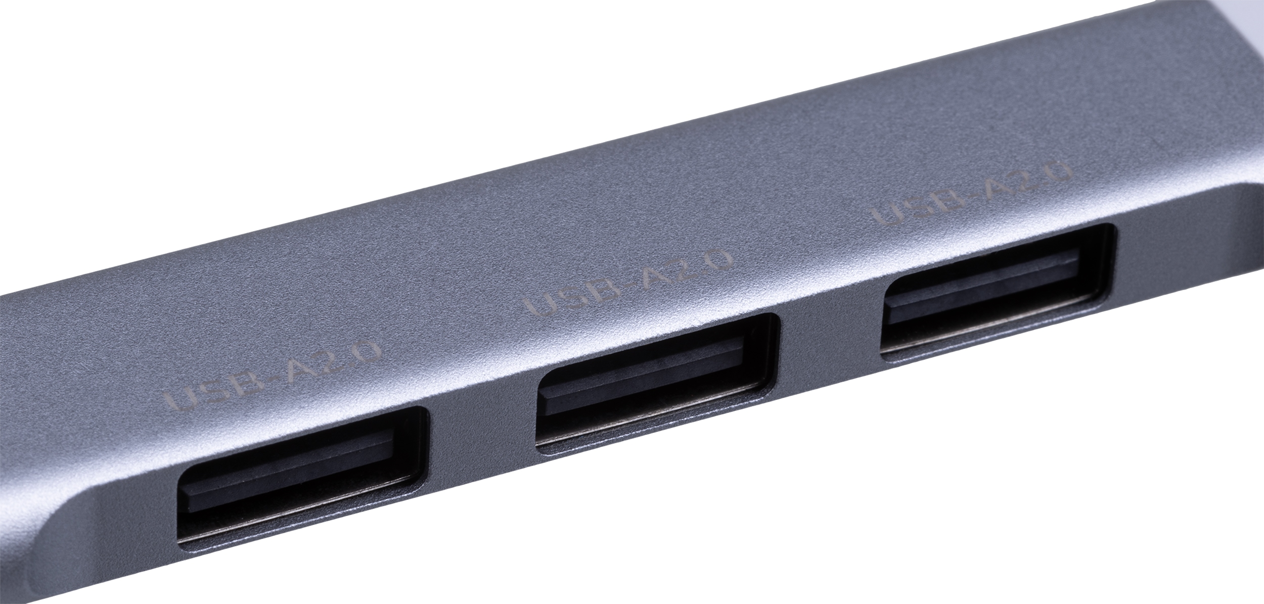 Разветвитель USB HS001 USB3.0x1/USB 2.0x3/серебристый - фото 6