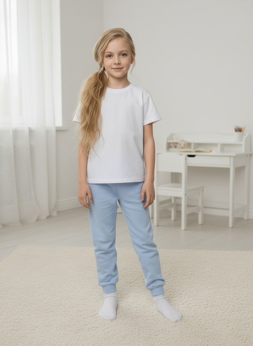 Брюки Утенок 455/1 голубой - фото 1