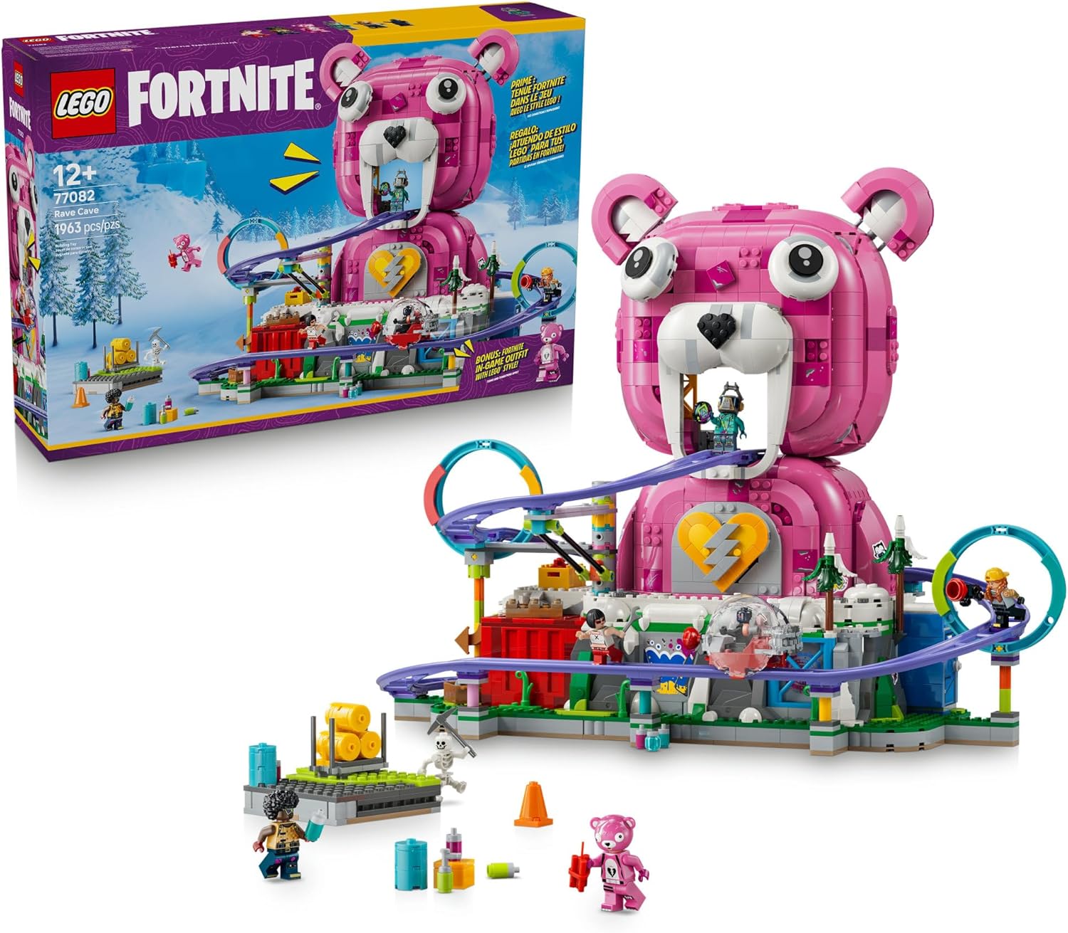 Конструктор LEGO Fortnite Праздничная пещера 1963 дет. - фото 1