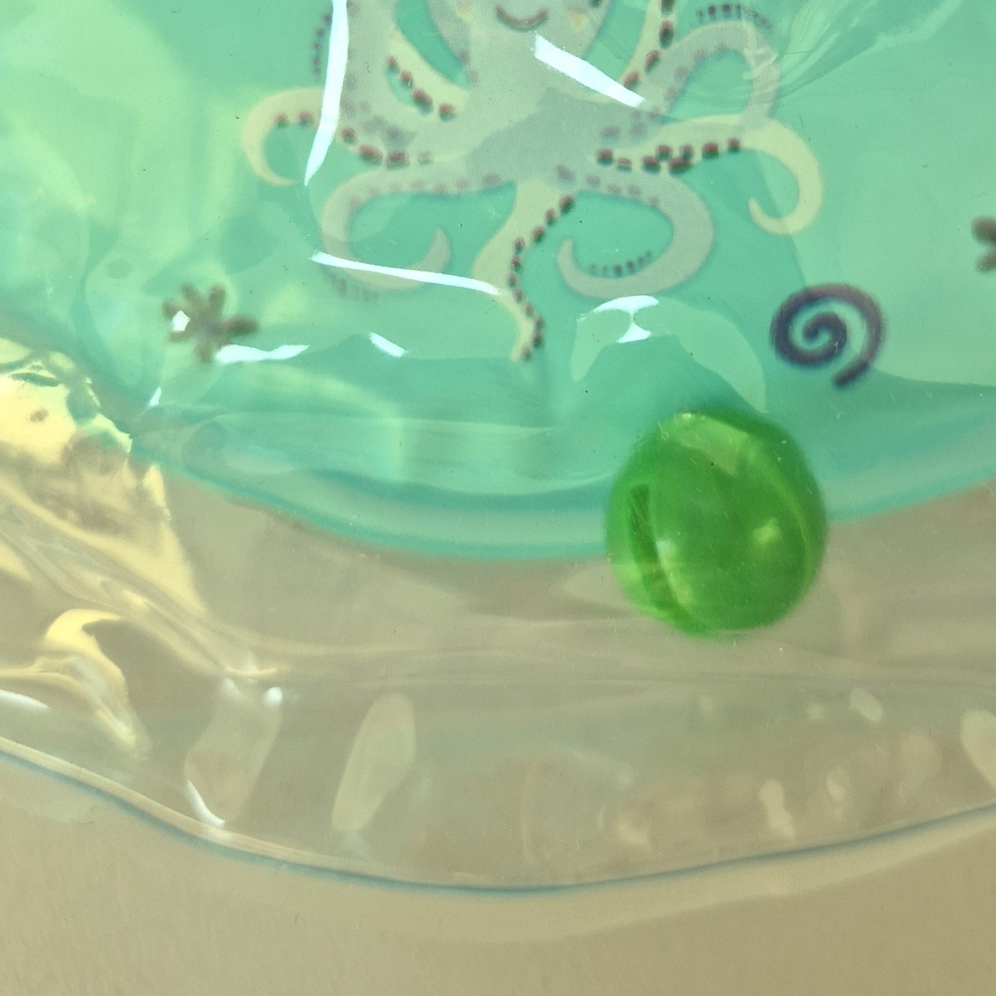 Круг для купания Uviton с ручками бирюзовый - фото 9