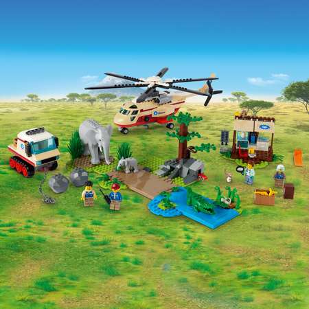 Конструктор LEGO City Wildlife Rescue Operation блочный