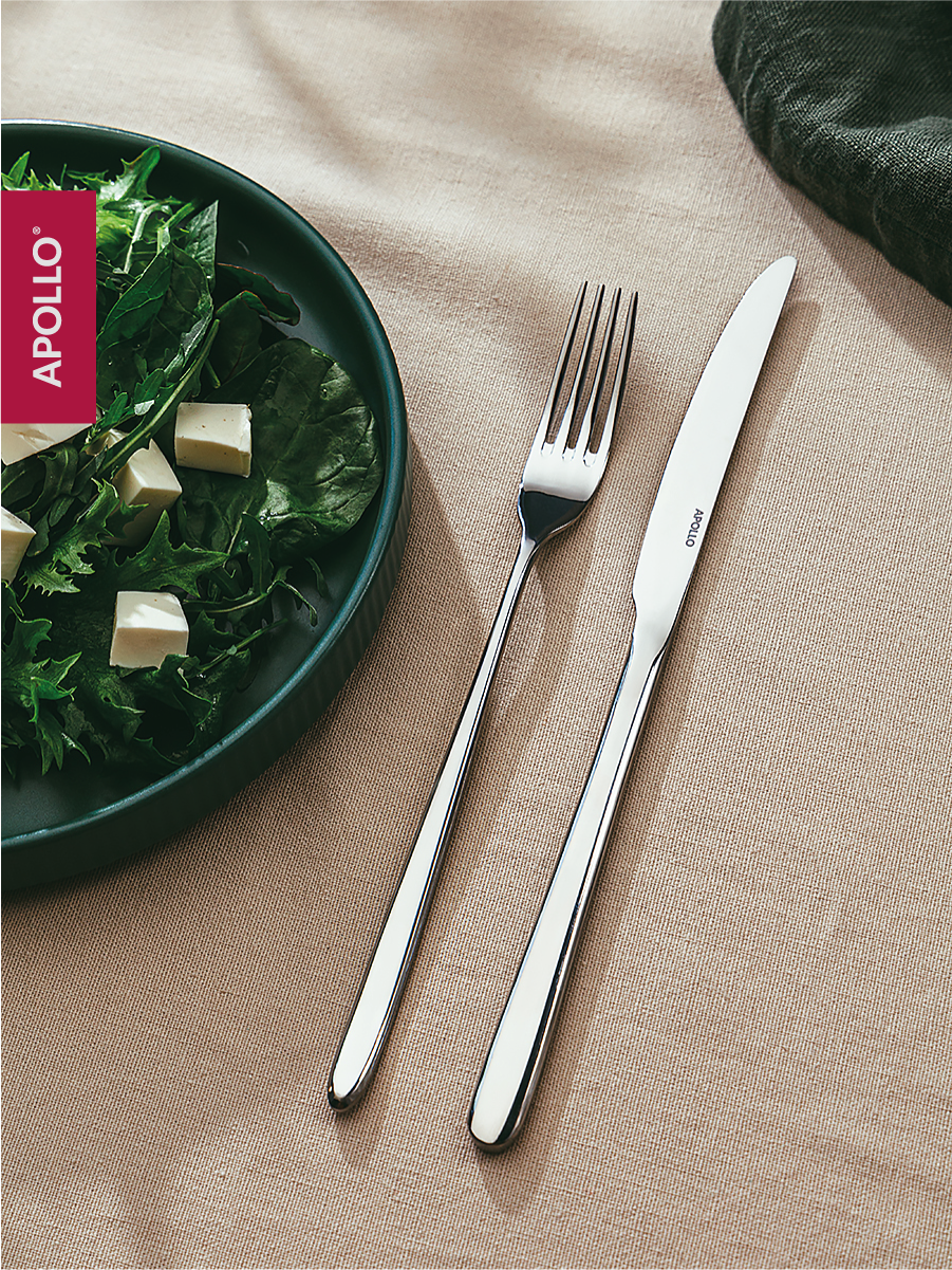 Набор столовых приборов APOLLO 24 предмета, узкие - фото 6