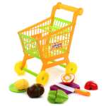 Игровой набор Veld Co тележки и корзинки, продукты