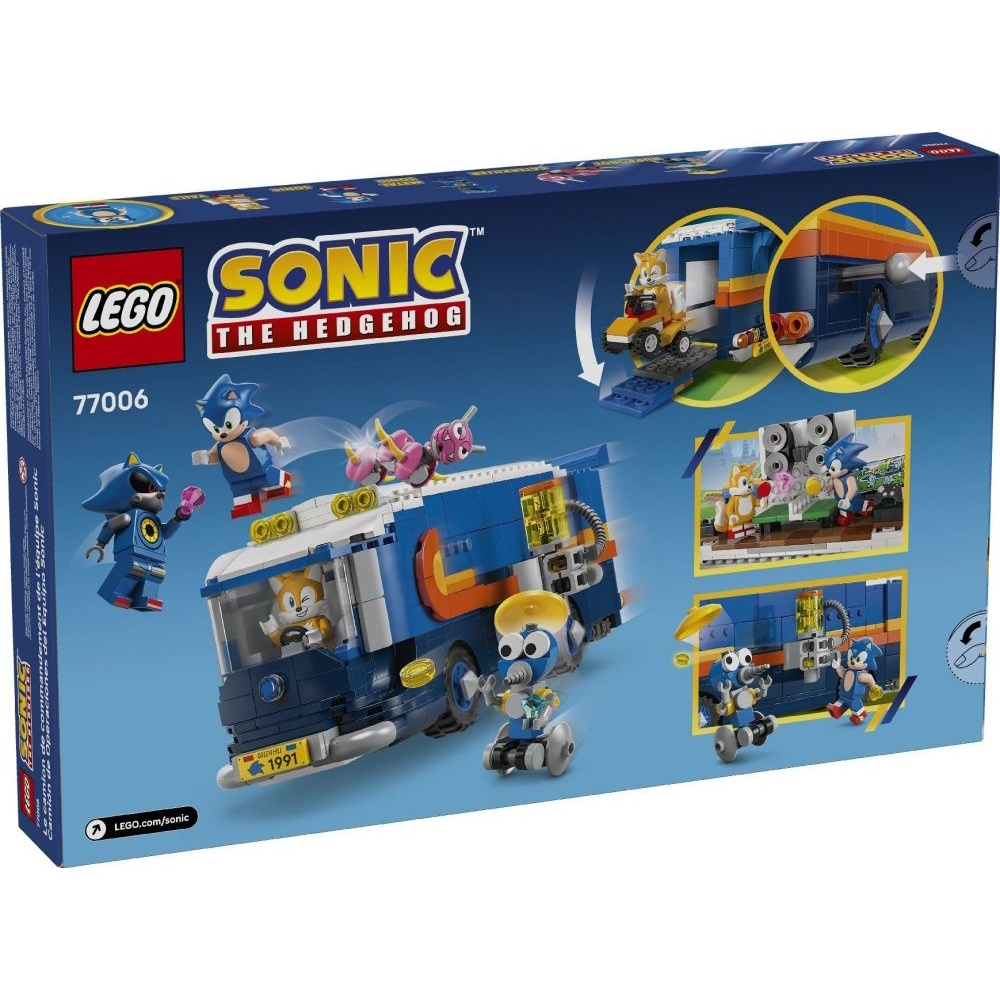 Конструктор LEGO Sonic the Hedgehog Грузовик-штаб команды Соника 747 дет. - фото 7