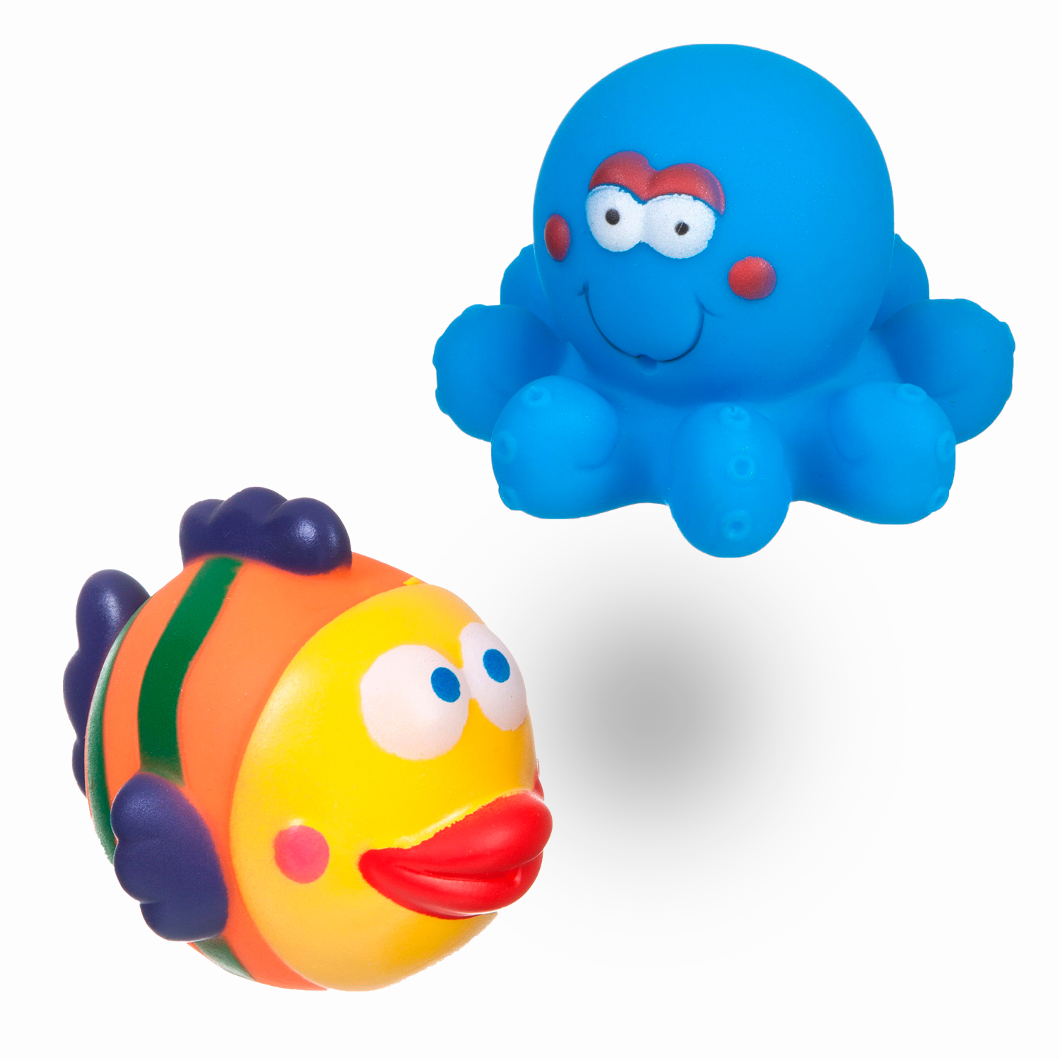 Игрушка Bondibon для ванной Рыбка и осьминог - фото 1