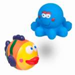 Игрушка Bondibon для ванной Рыбка и осьминог