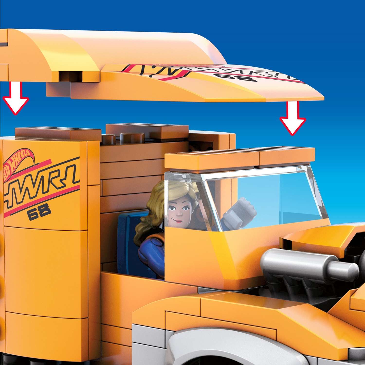 Конструктор Mega Construx Hot Wheels Автовоз 355 дет. - фото 9