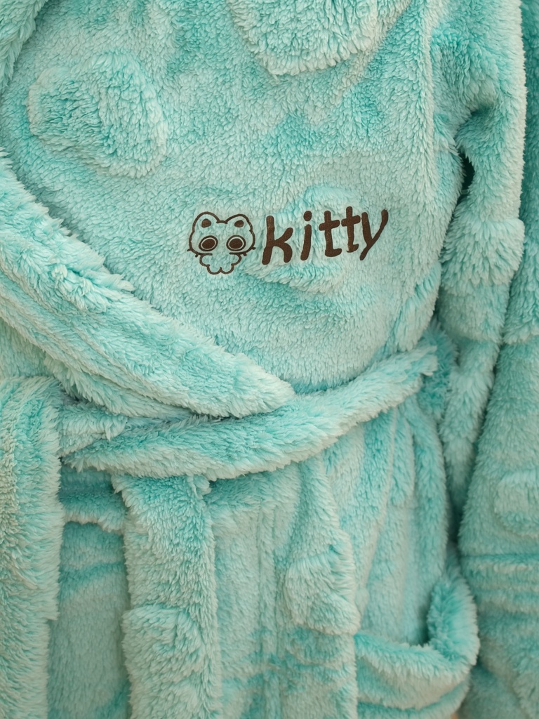 Халат ЛАДОШКИ Халат Отдых бирюза - фото 4