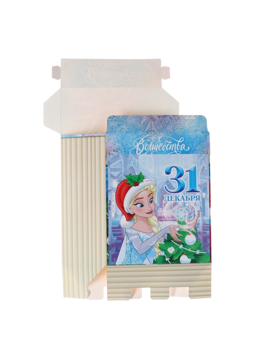 Коробка складная, новогодняя Disney "31 декабря", 16,5 х 20,5 х 7,5 см - фото 6