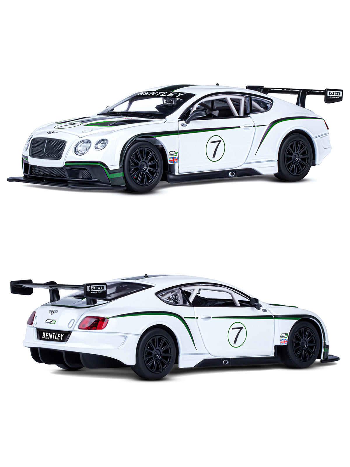 Автомобиль АВТОпанорама Bentley Continental GT3 Concept 1:24 JB1200125 - фото 7