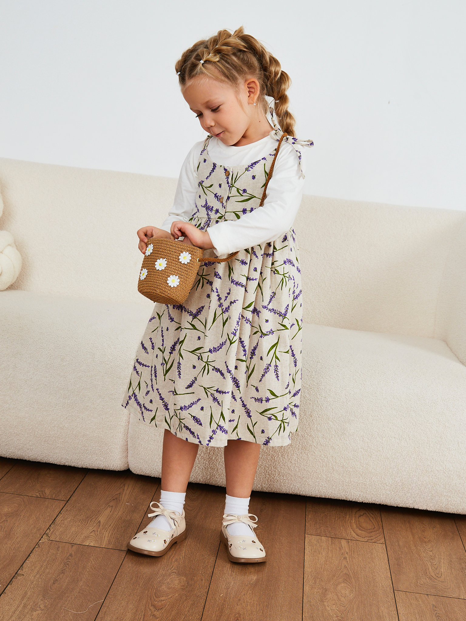 Сарафан MOUN сарафан_девочки_лаванда - фото 15