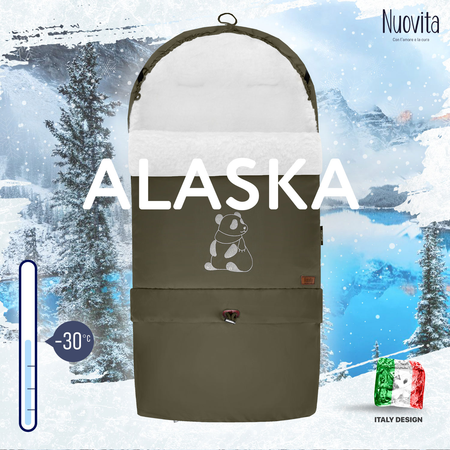 Конверт в коляску Nuovita Alaska Bianco - фото 6