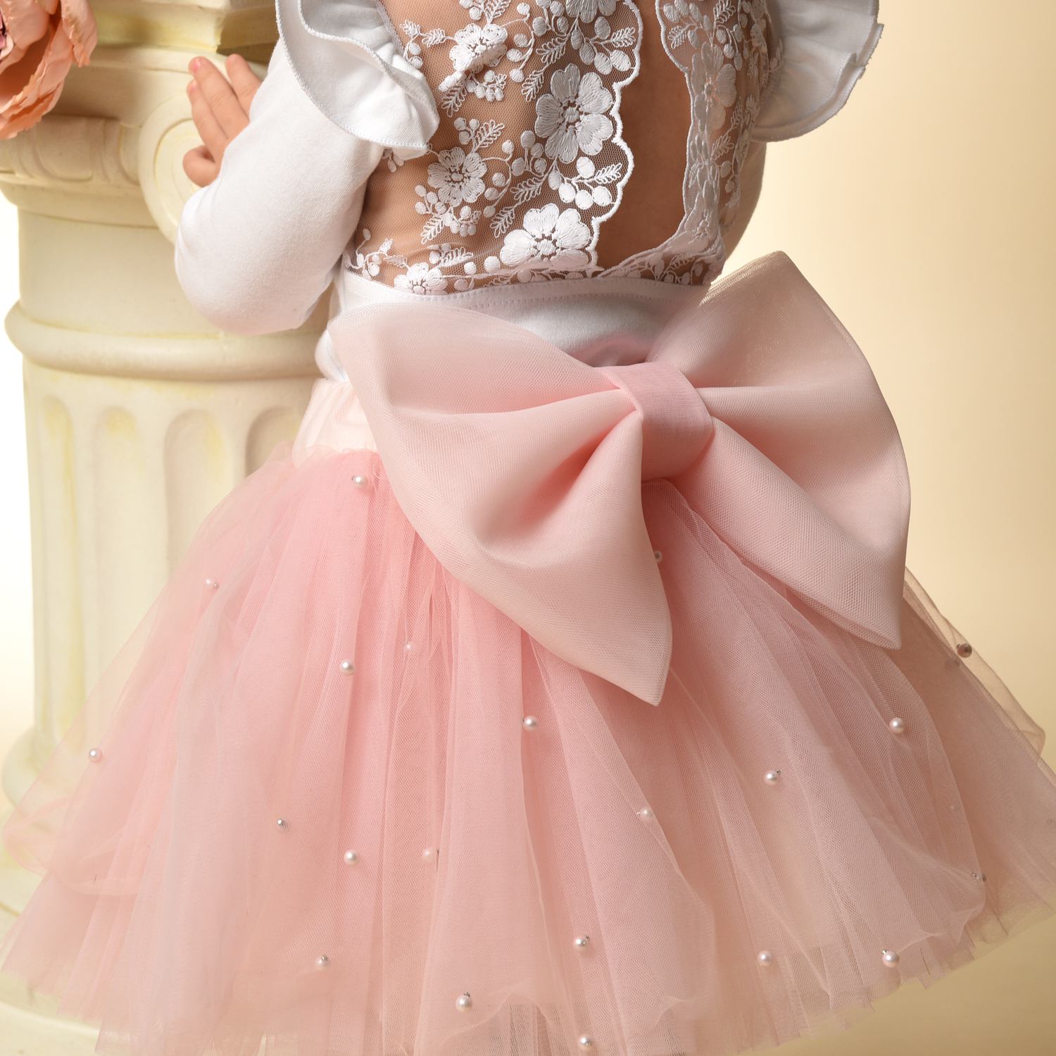 Юбка-пачка Patrino Р-4-336_розовый_кварц_с_бусами - фото 7