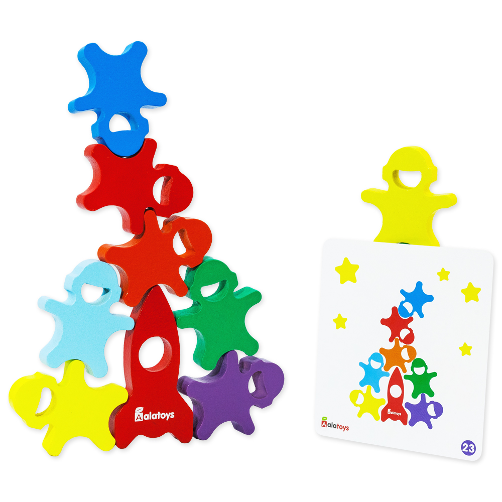 Игрушка Alatoys Башня акробаты в ассортименте - фото 19