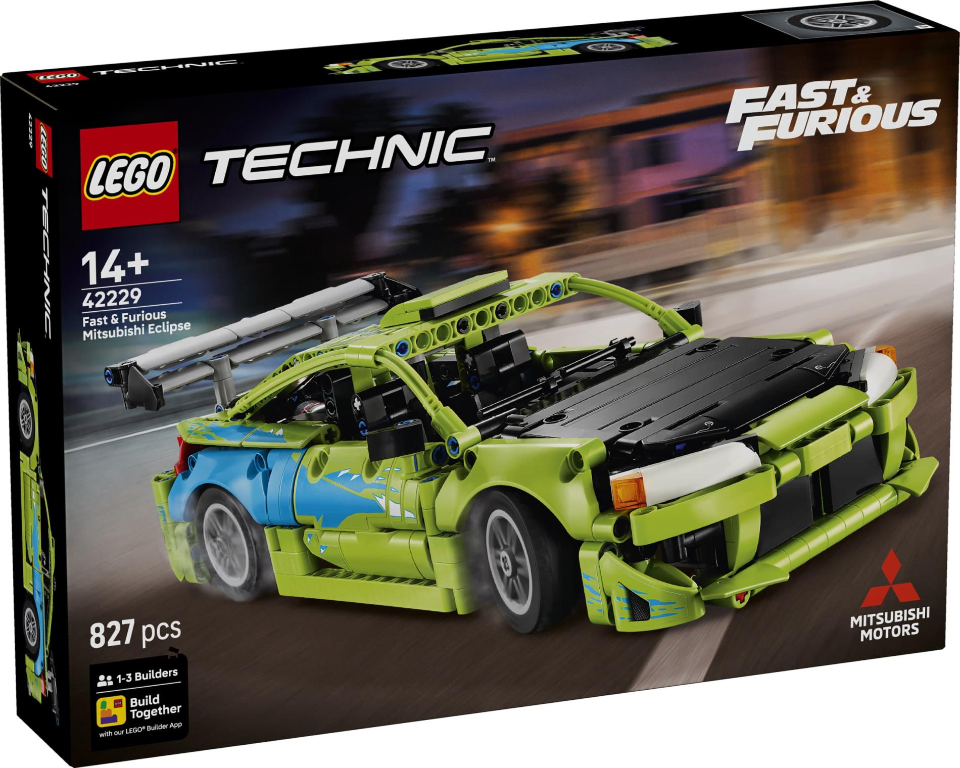 Конструктор LEGO Technic митсубиси Эклипс 827 дет. - фото 3