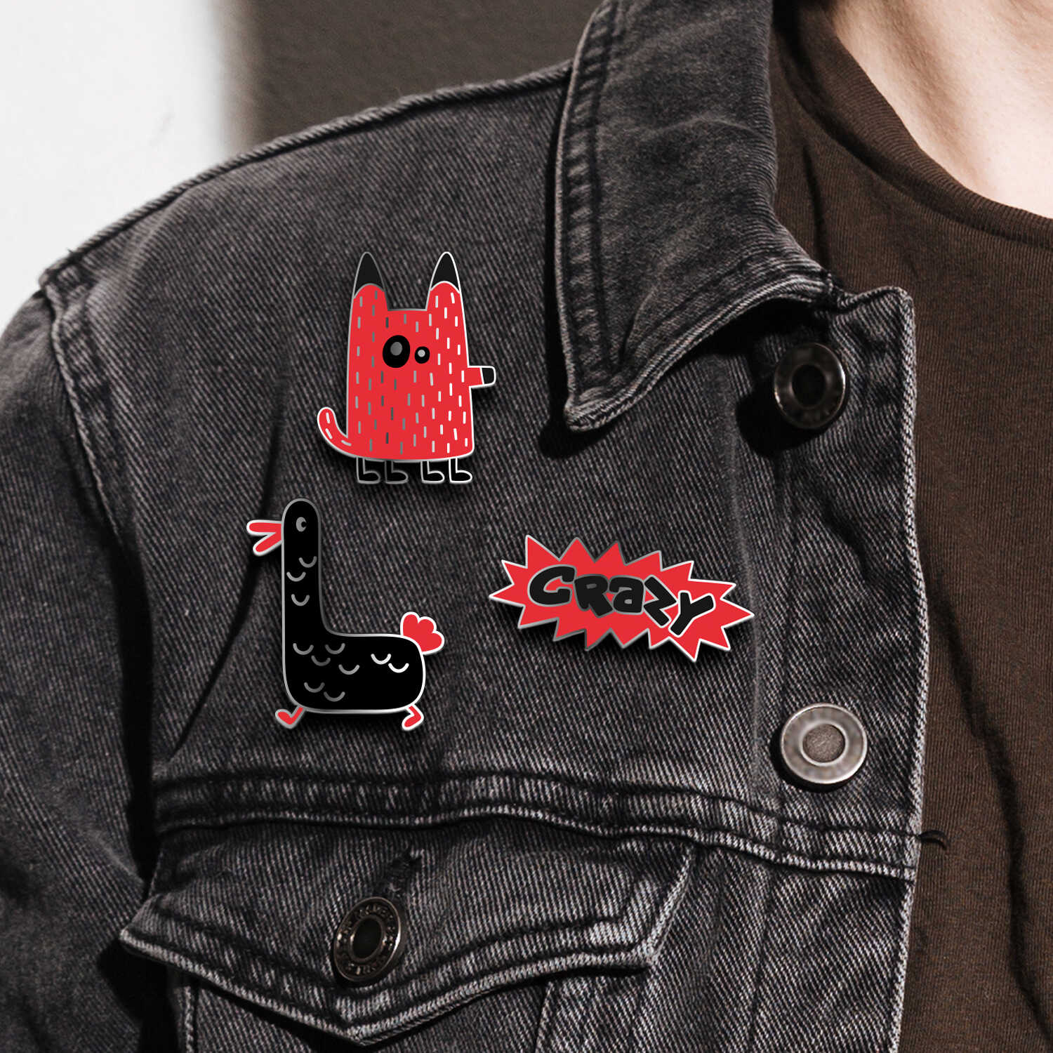 Значок Феникс + Монстрики 3 шт. - фото 4