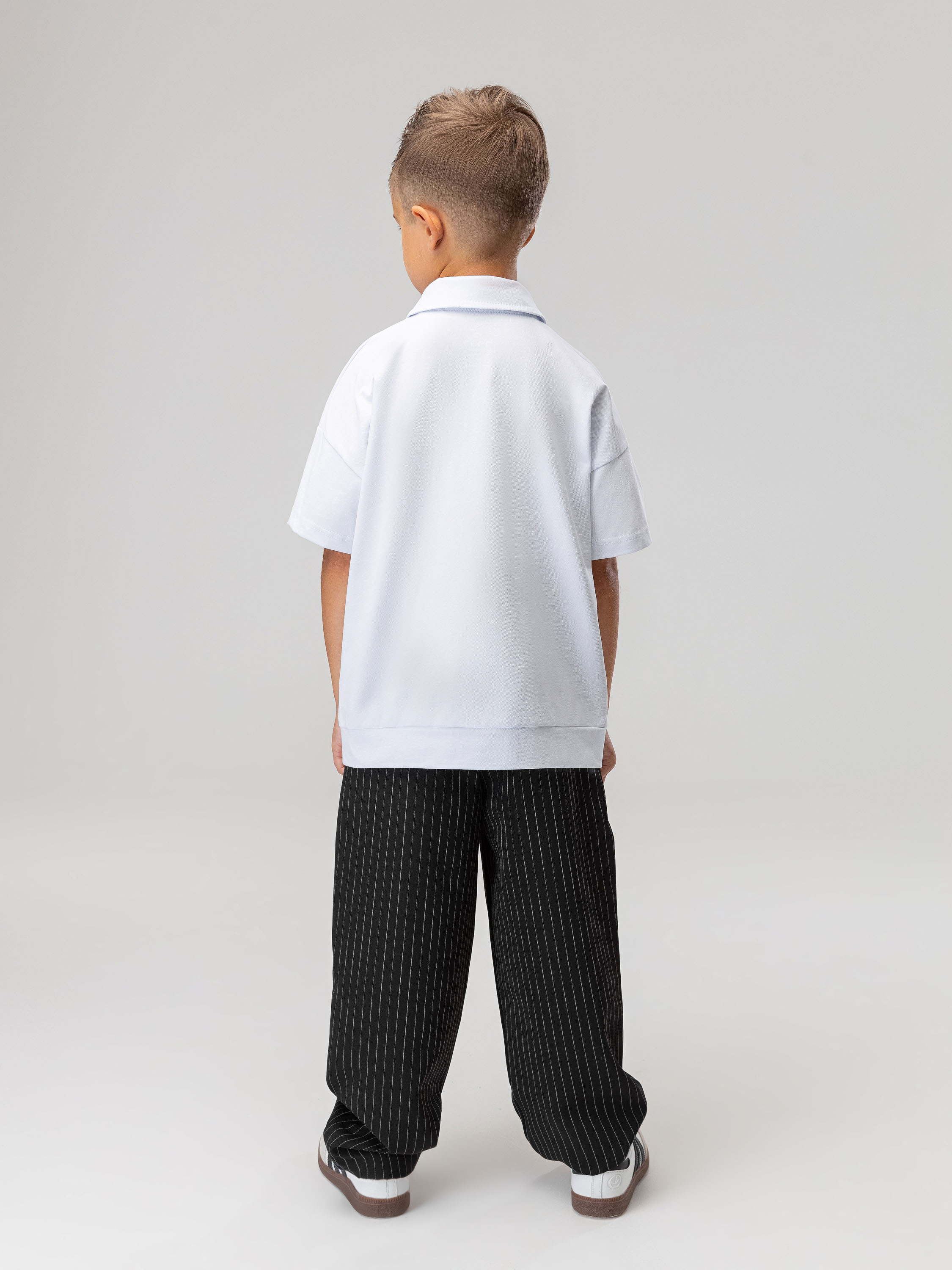 Брюки Bodo 6-638MU_черный (белый) - фото 6