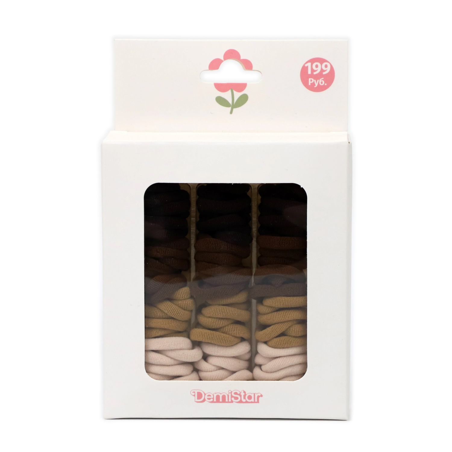 Резинка Demi Star Brown 100 шт. - фото 3