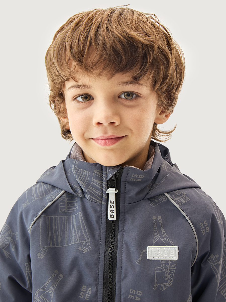 Ветровка BASE by NIKASTYLE б4л10126 графит - фото 4