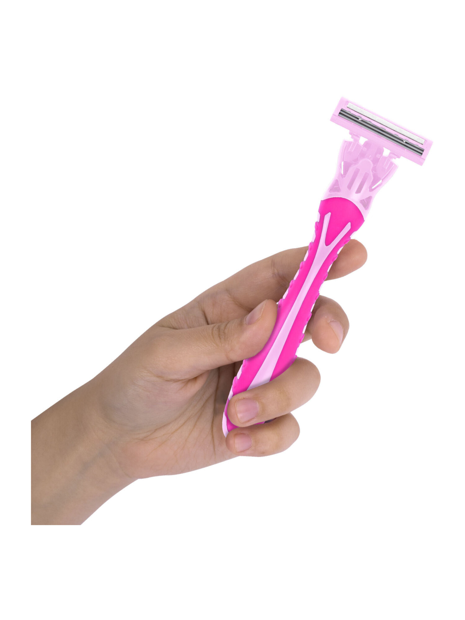 Бритва женская многоразовая X-ONE станок для бритья с 31 сменной кассетой 3 лезвия - фото 9