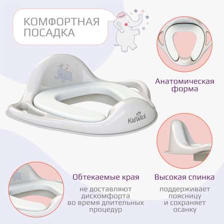 Накладка на унитаз KidWick Шарк серый