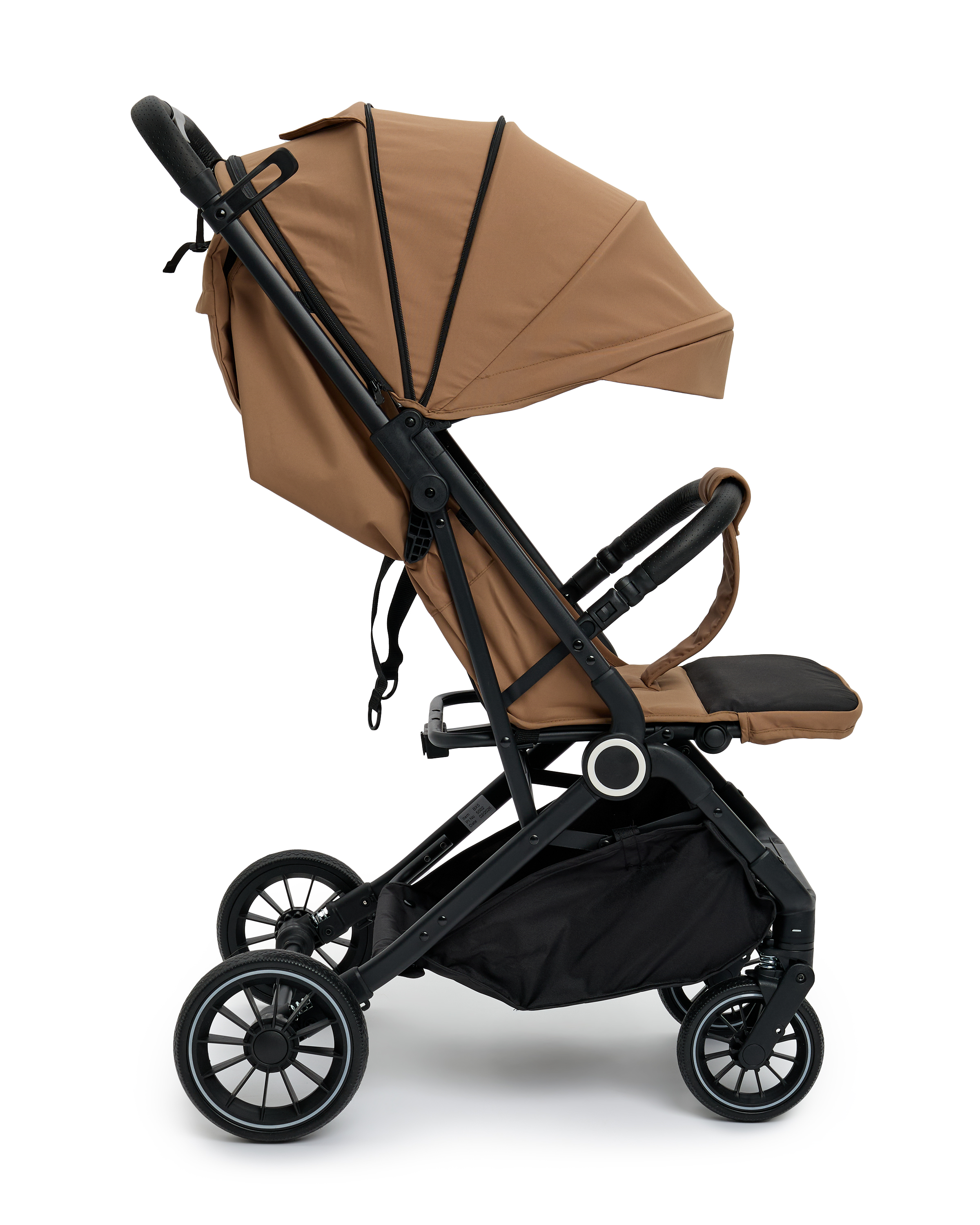 Коляска прогулочная BabyGo Roady Plus коричневый - фото 7