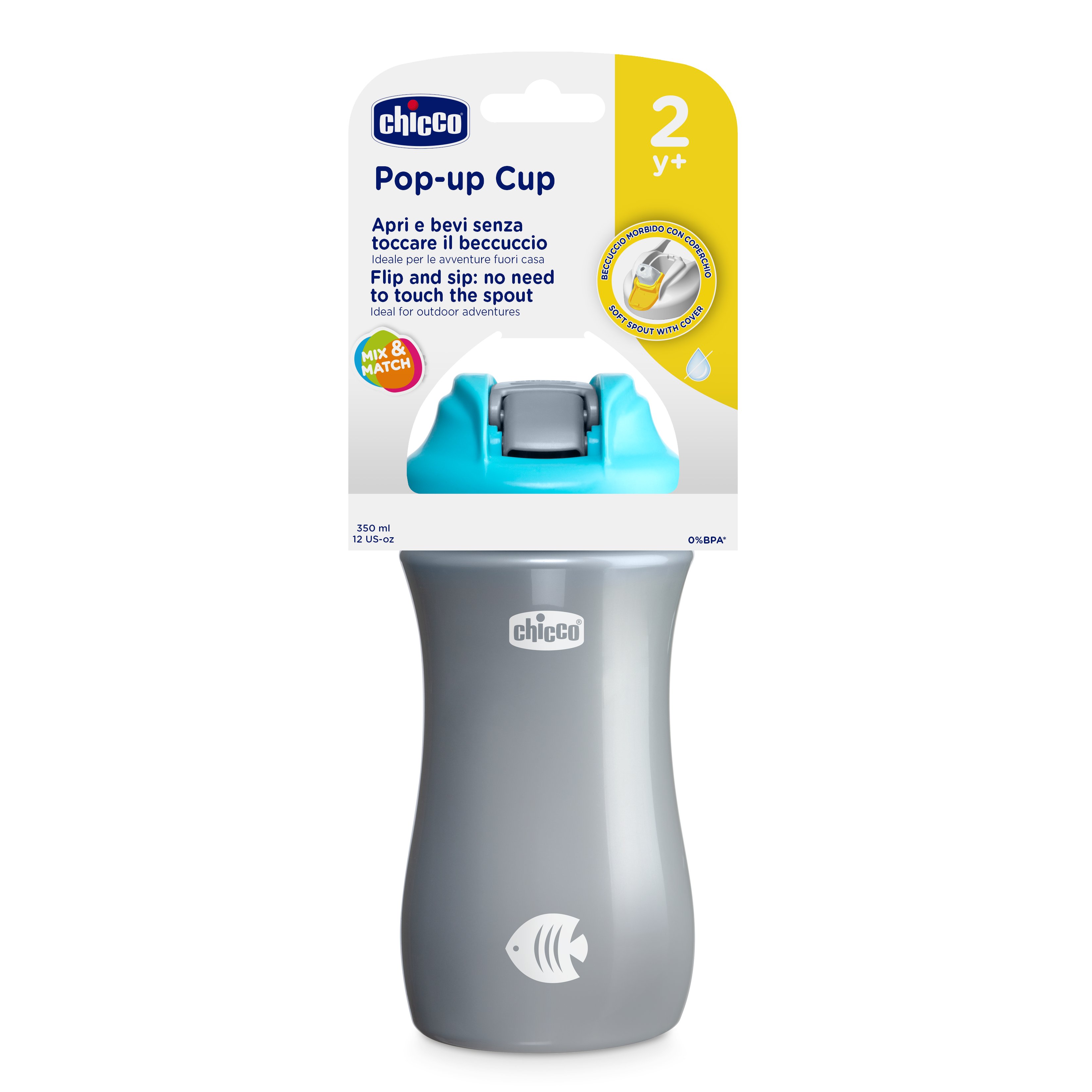 Поильник Chicco Pop-Up Cup - фото 10