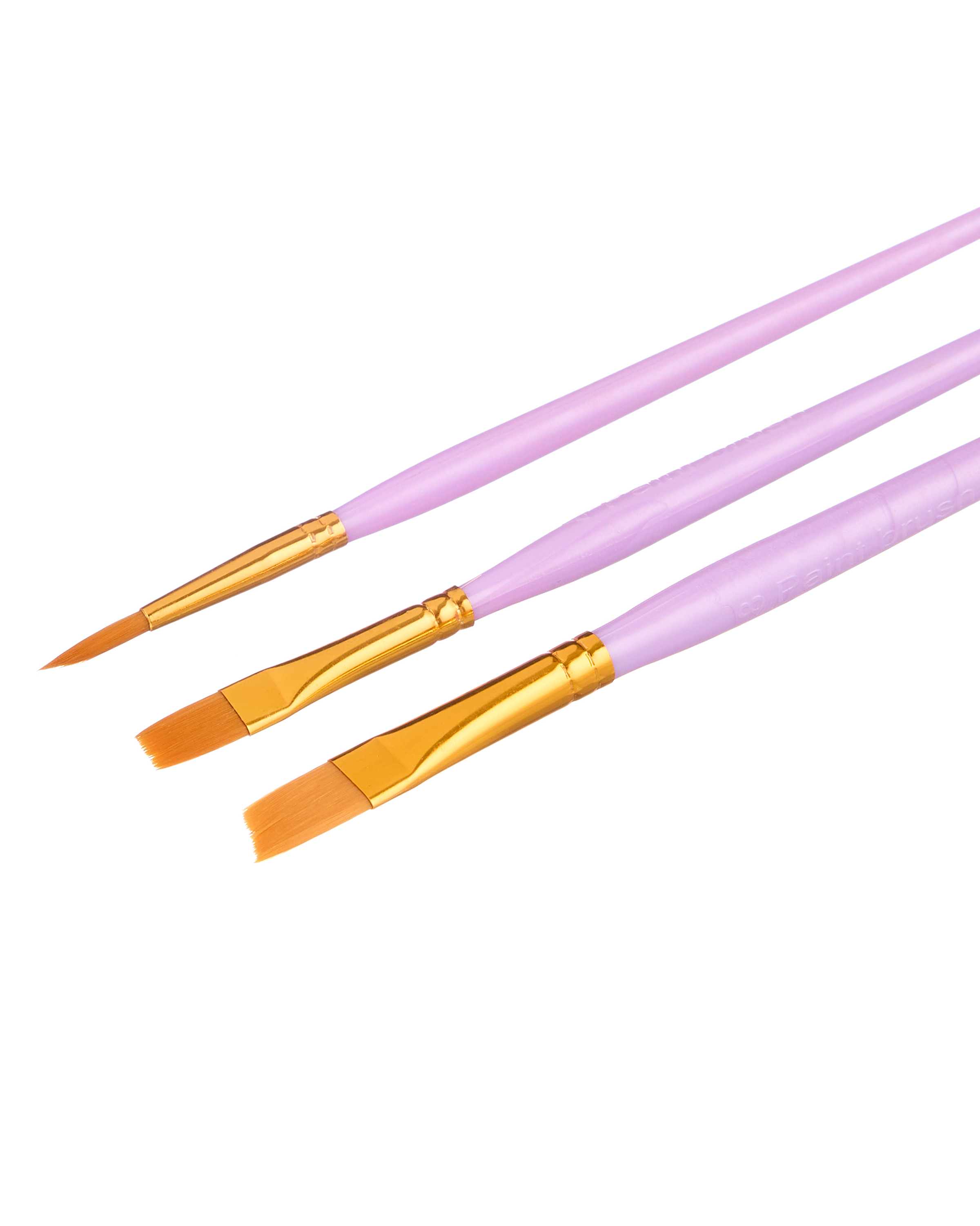 Кисть Erhaft 3 шт. (синтетика) в ассортименте - фото 12