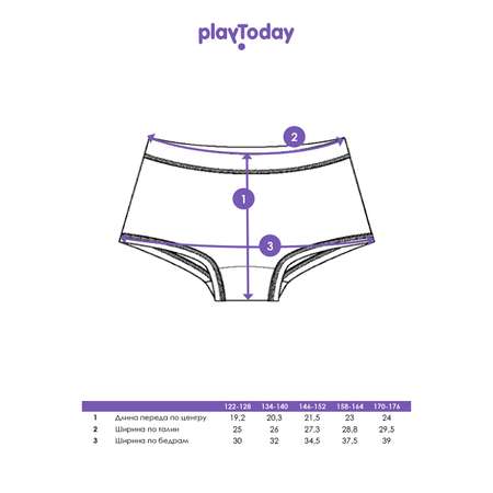 Трусы 2 шт PlayToday