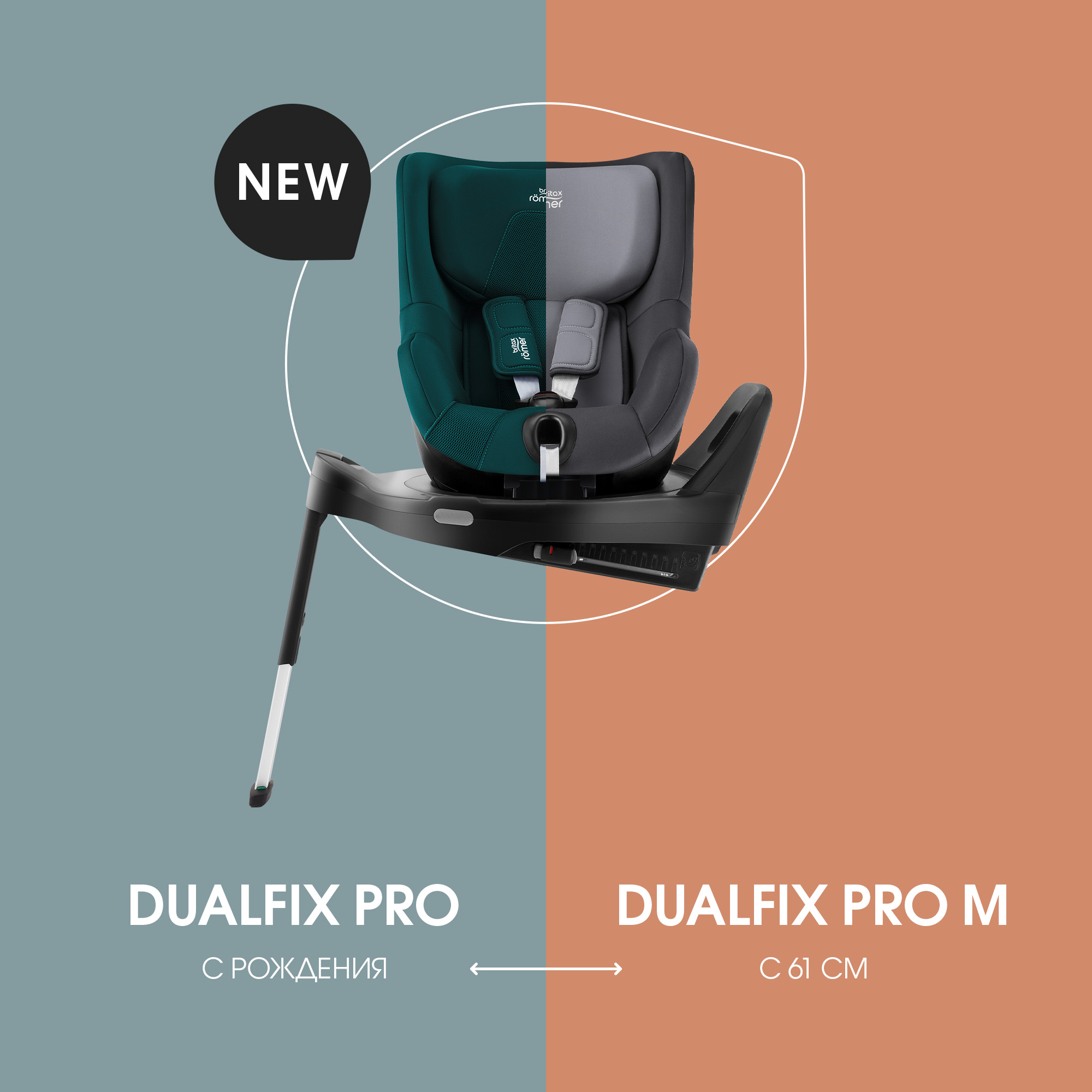 Автокресло Britax Roemer Dualfix Pro Midnight Grey Isofix 0+/1 (0-18 кг) - фото 11