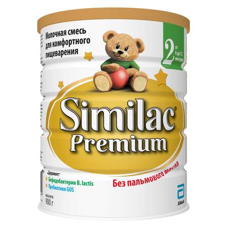 Смесь Similac Premium 2 900г с 6 до 12 месяцев