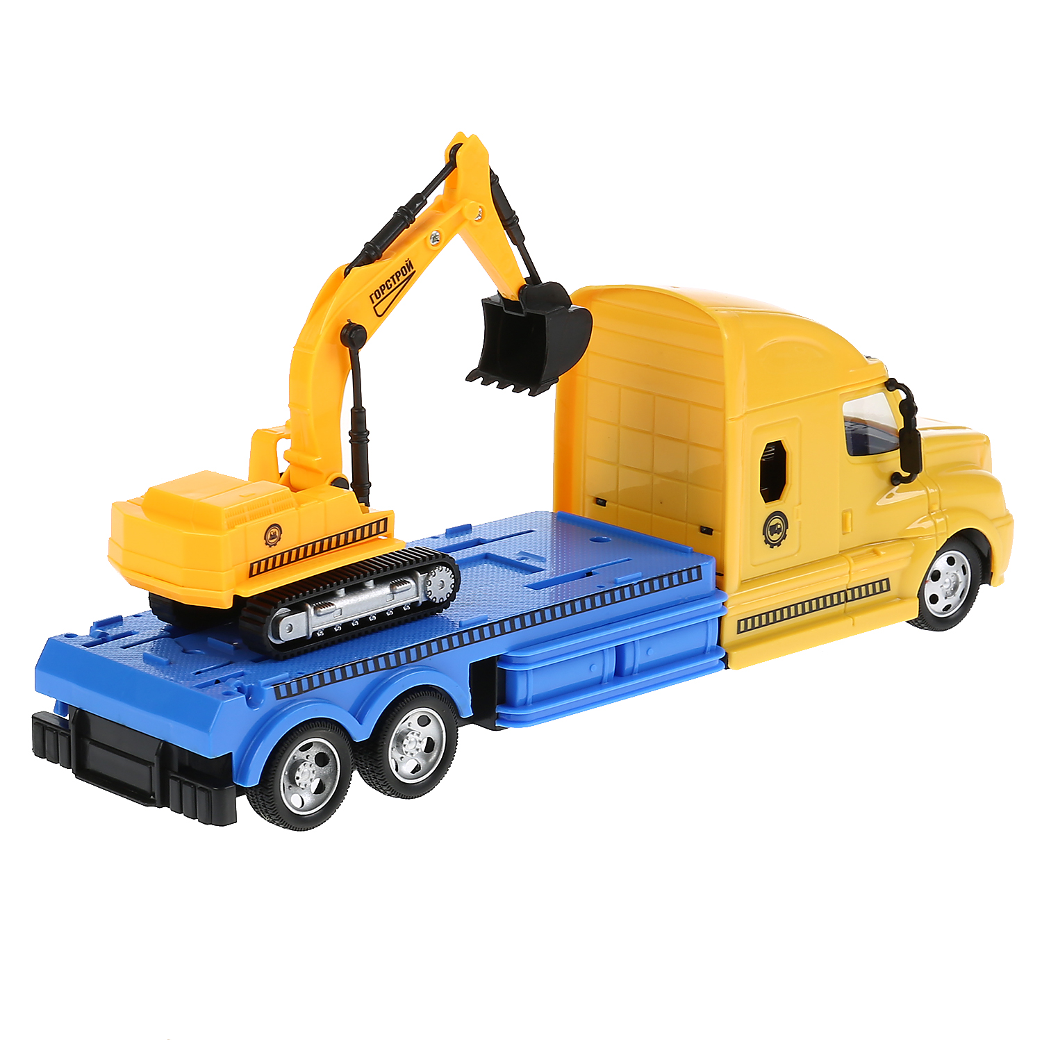 Игровой набор РУ Технодрайв Тягач с экскаватором - фото 3