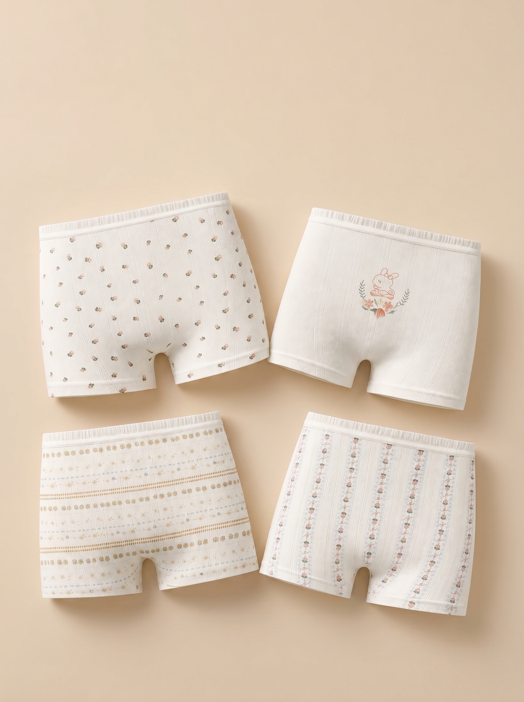 Трусы 4 шт Bambooland girlpants-lace - фото 1