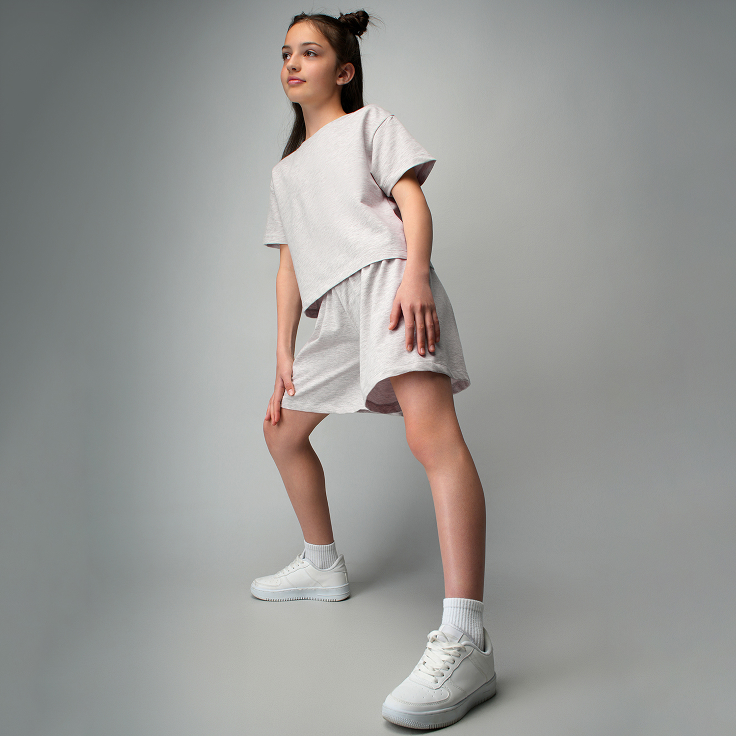 Костюм HappyFox HF2019DBLсерыймеланж - фото 9