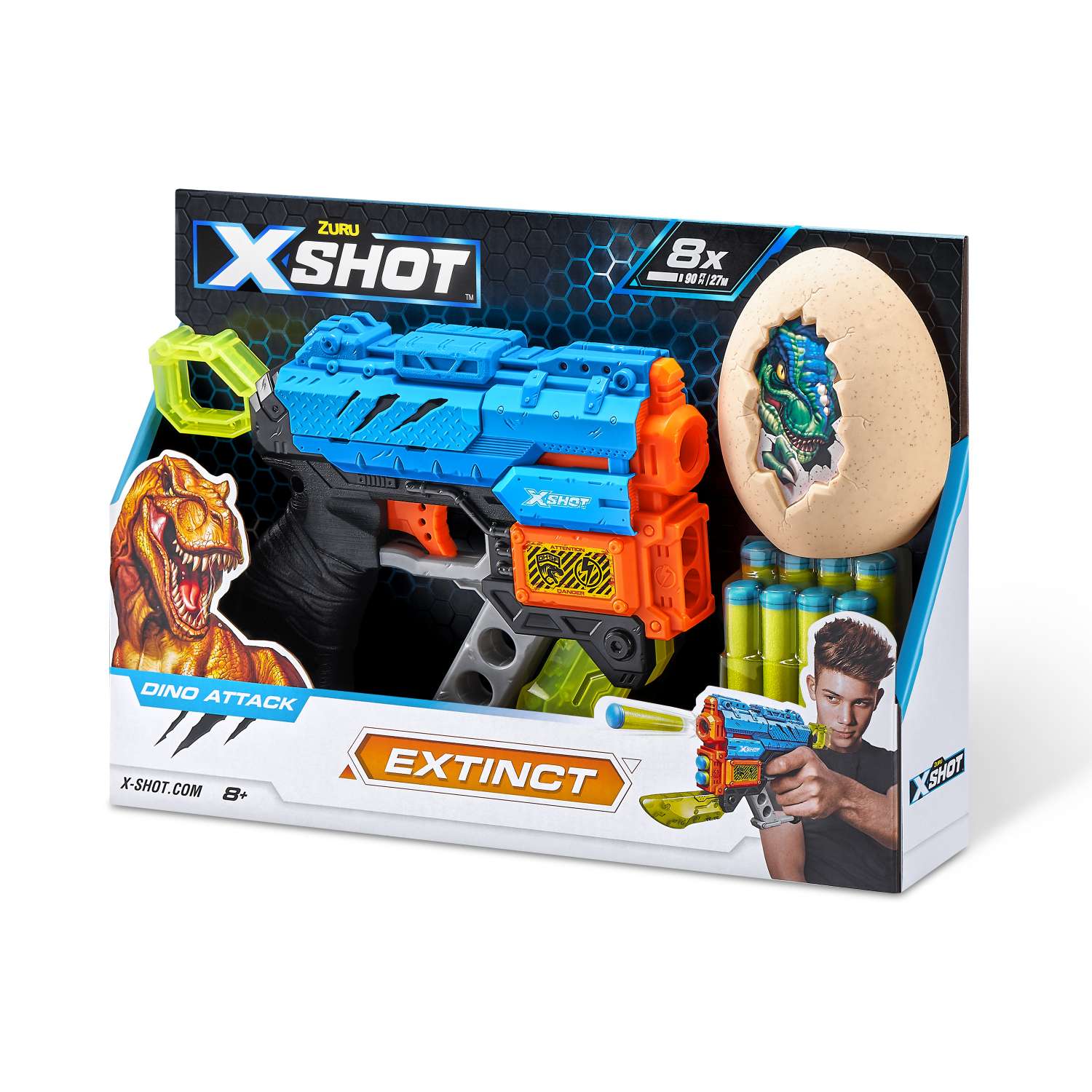 Бластер Zuru XSHOT  Dino Attack Extinct - фото 7
