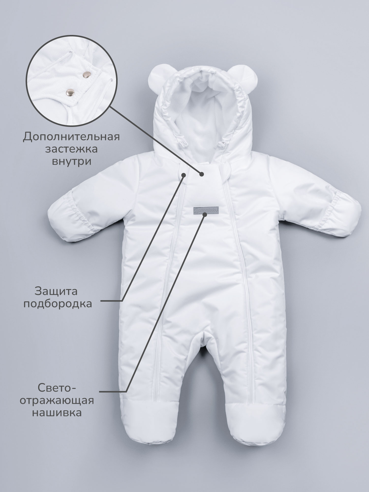 Комбинезон Amarobaby AB-OD23-6201N-BE - фото 3