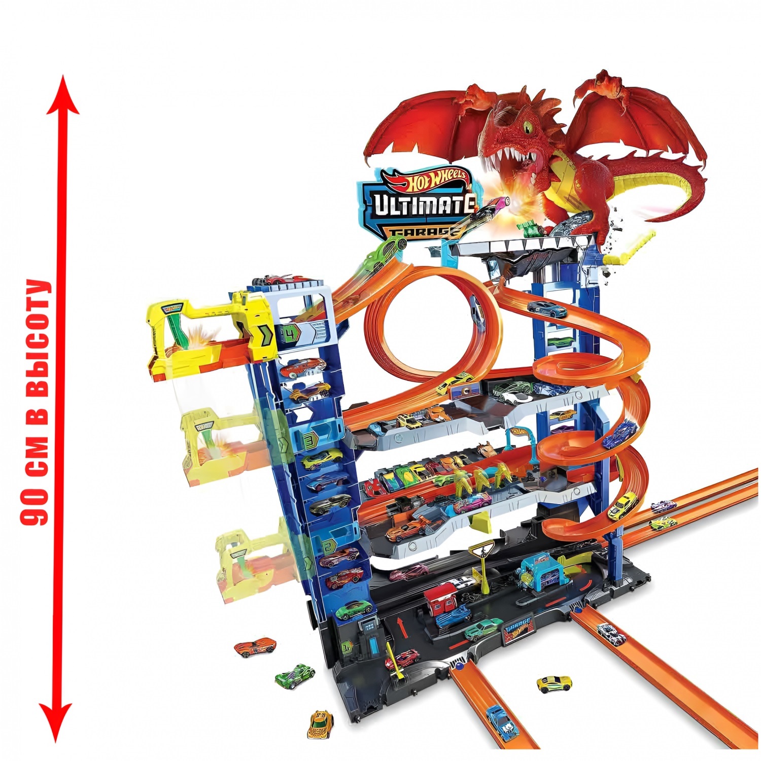 Гараж Hot Wheels Ultimate Garage 4 уровня HKX48 - фото 2